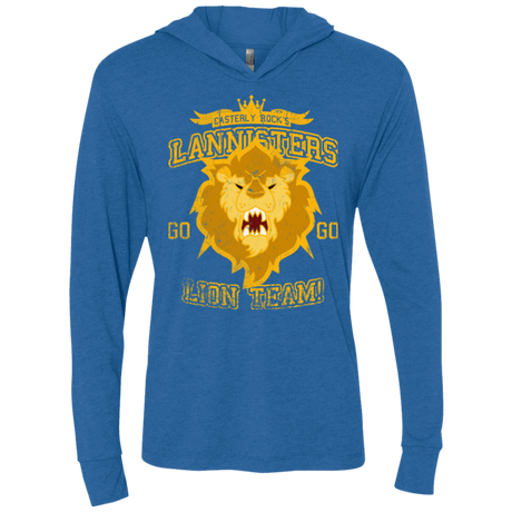 T-Shirts Vintage Royal / X-Small Lion Team Triblend Long Sleeve Hoodie Tee