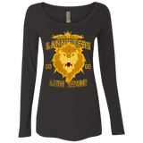 T-Shirts Vintage Black / Small Lion Team Women's Triblend Long Sleeve Shirt