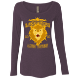 T-Shirts Vintage Purple / Small Lion Team Women's Triblend Long Sleeve Shirt