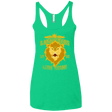 T-Shirts Envy / X-Small Lion Team Women's Triblend Racerback Tank