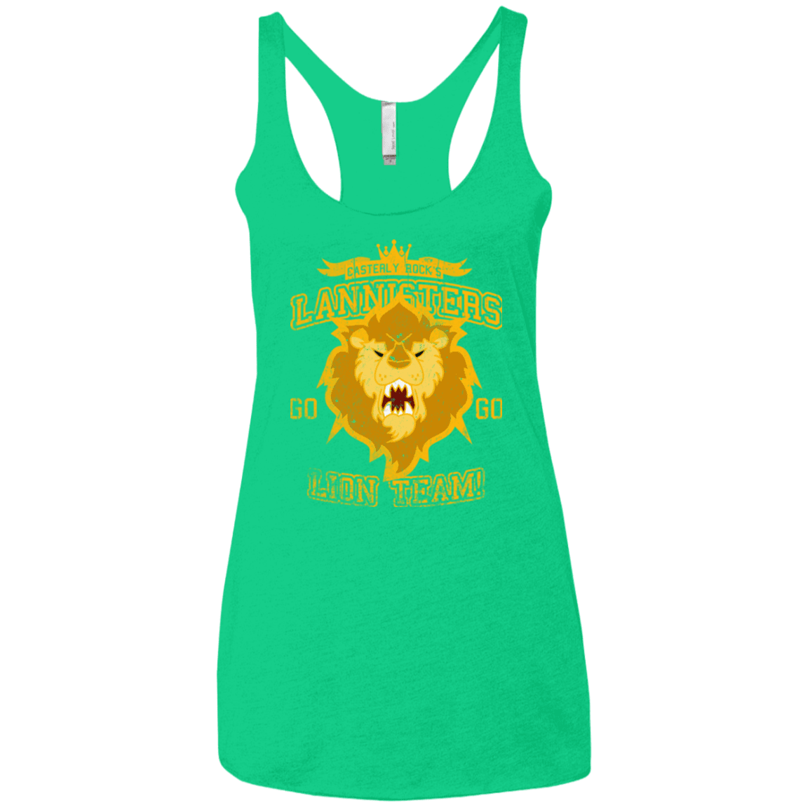 T-Shirts Envy / X-Small Lion Team Women's Triblend Racerback Tank