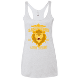 T-Shirts Heather White / X-Small Lion Team Women's Triblend Racerback Tank