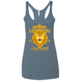 T-Shirts Indigo / X-Small Lion Team Women's Triblend Racerback Tank