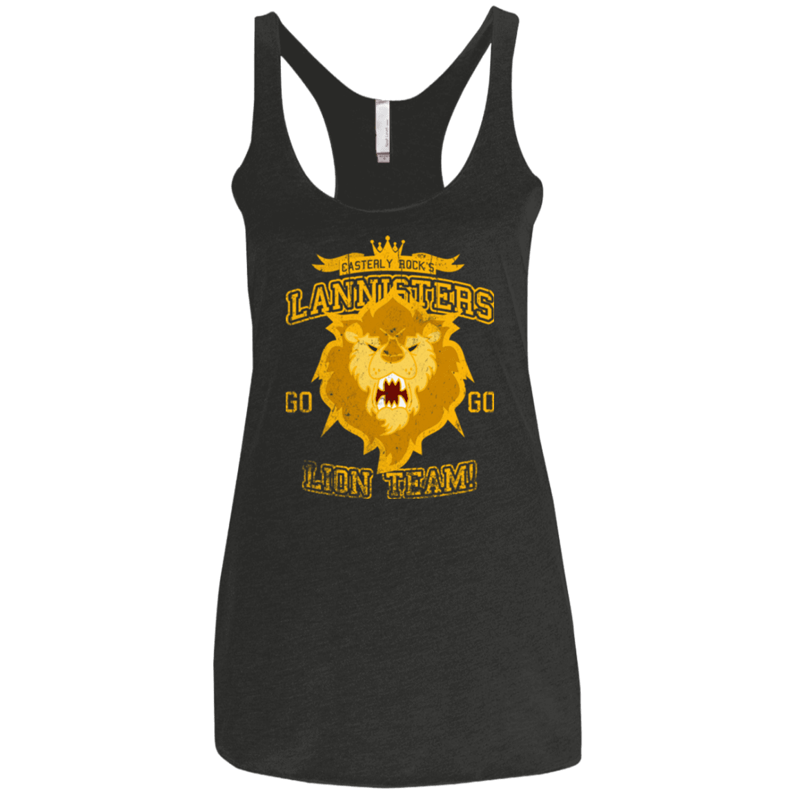 T-Shirts Vintage Black / X-Small Lion Team Women's Triblend Racerback Tank