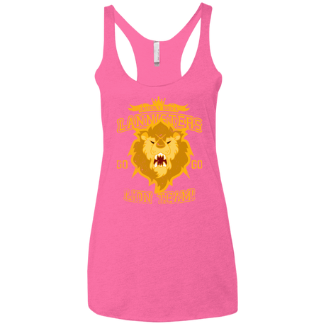 T-Shirts Vintage Pink / X-Small Lion Team Women's Triblend Racerback Tank
