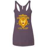 T-Shirts Vintage Purple / X-Small Lion Team Women's Triblend Racerback Tank