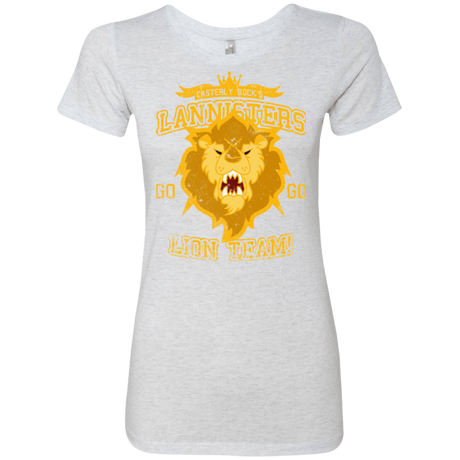 T-Shirts Heather White / Small Lion Team Women's Triblend T-Shirt