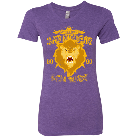 T-Shirts Purple Rush / Small Lion Team Women's Triblend T-Shirt