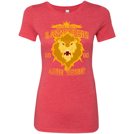 T-Shirts Vintage Red / Small Lion Team Women's Triblend T-Shirt
