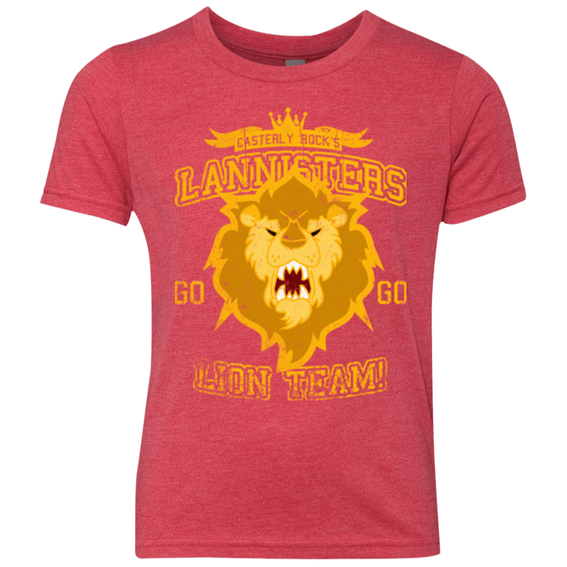 T-Shirts Vintage Red / YXS Lion Team Youth Triblend T-Shirt