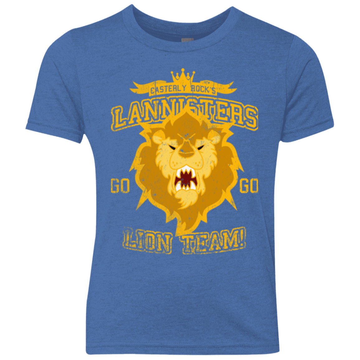 T-Shirts Vintage Royal / YXS Lion Team Youth Triblend T-Shirt