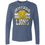 T-Shirts Indigo / Small Lions Men's Premium Long Sleeve