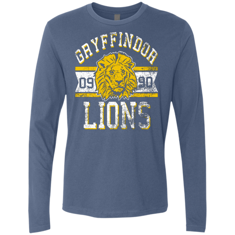 T-Shirts Indigo / Small Lions Men's Premium Long Sleeve