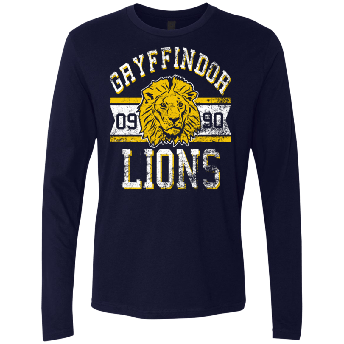 T-Shirts Midnight Navy / Small Lions Men's Premium Long Sleeve