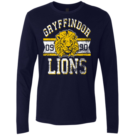 T-Shirts Midnight Navy / Small Lions Men's Premium Long Sleeve