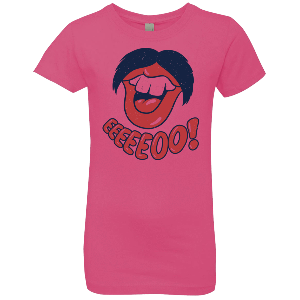 T-Shirts Hot Pink / YXS Lips EO Girls Premium T-Shirt