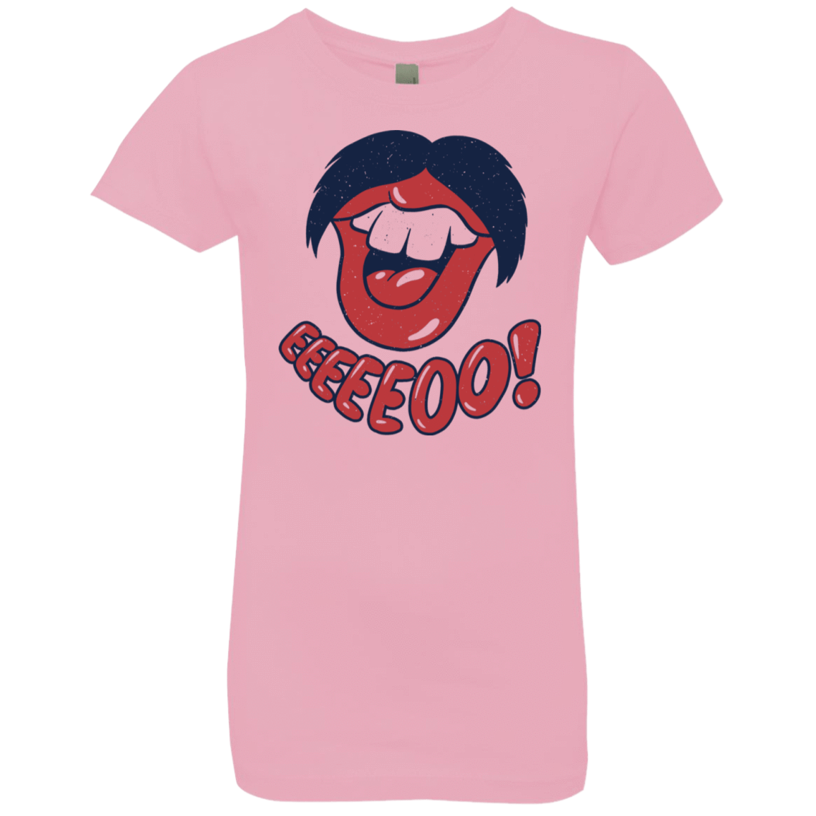 T-Shirts Light Pink / YXS Lips EO Girls Premium T-Shirt