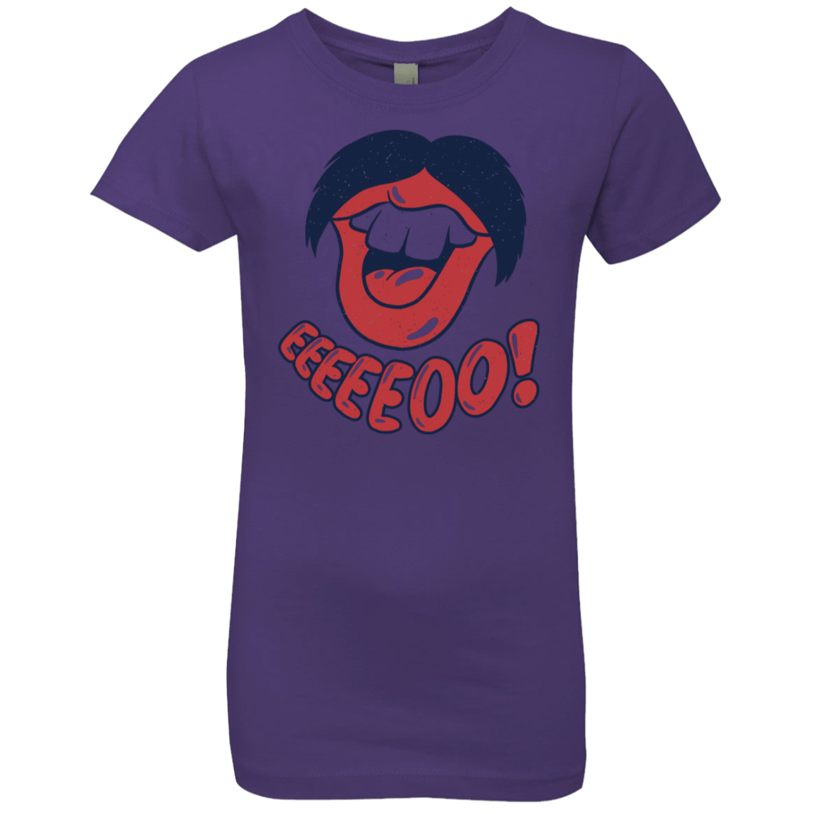 T-Shirts Purple Rush / YXS Lips EO Girls Premium T-Shirt