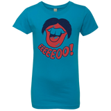 T-Shirts Turquoise / YXS Lips EO Girls Premium T-Shirt