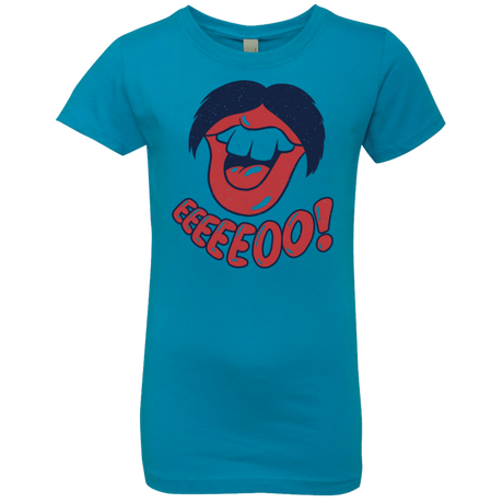 T-Shirts Turquoise / YXS Lips EO Girls Premium T-Shirt