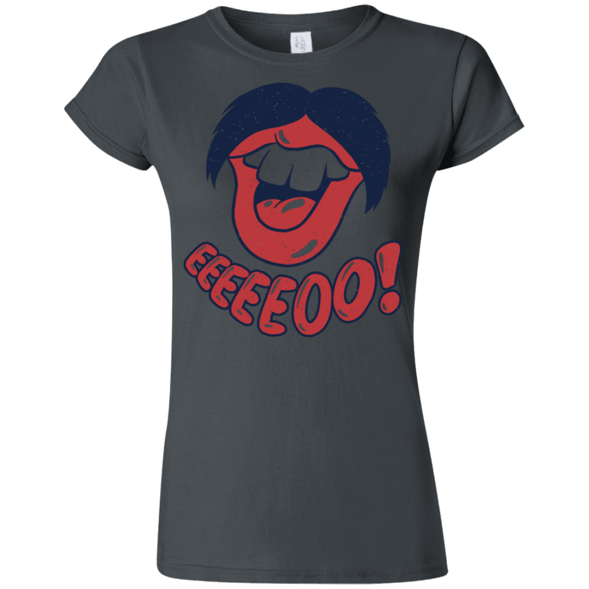 T-Shirts Charcoal / S Lips EO Junior Slimmer-Fit T-Shirt