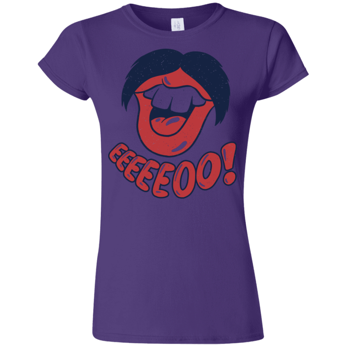 T-Shirts Purple / S Lips EO Junior Slimmer-Fit T-Shirt