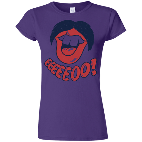 T-Shirts Purple / S Lips EO Junior Slimmer-Fit T-Shirt