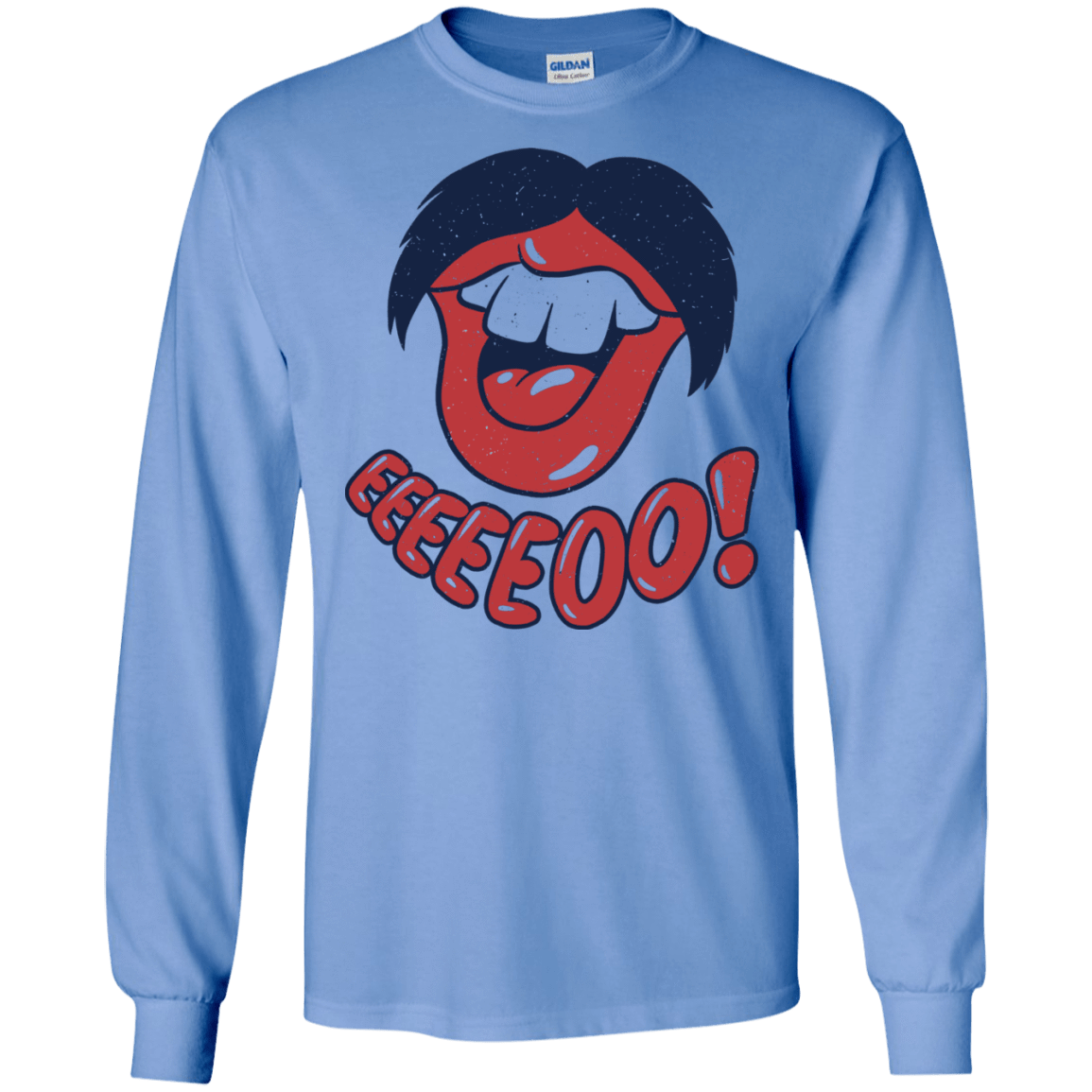 T-Shirts Carolina Blue / S Lips EO Men's Long Sleeve T-Shirt