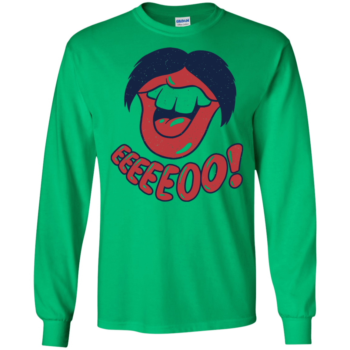 T-Shirts Irish Green / S Lips EO Men's Long Sleeve T-Shirt