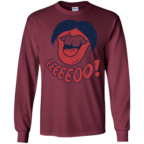 T-Shirts Maroon / S Lips EO Men's Long Sleeve T-Shirt