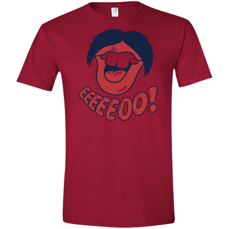 T-Shirts Cardinal Red / S Lips EO Men's Semi-Fitted Softstyle