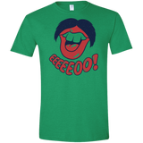 T-Shirts Heather Irish Green / S Lips EO Men's Semi-Fitted Softstyle