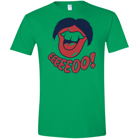 T-Shirts Irish Green / S Lips EO Men's Semi-Fitted Softstyle