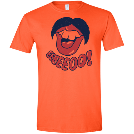 T-Shirts Orange / S Lips EO Men's Semi-Fitted Softstyle