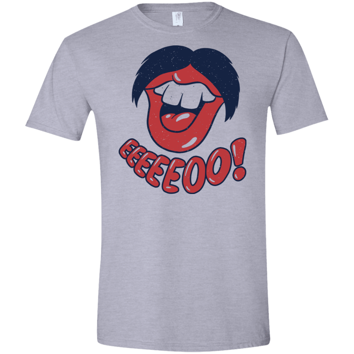 T-Shirts Sport Grey / X-Small Lips EO Men's Semi-Fitted Softstyle