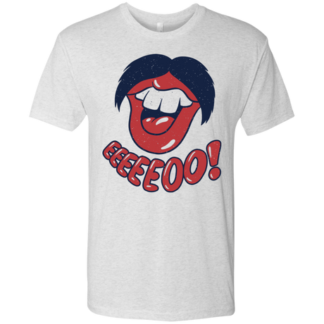 T-Shirts Heather White / S Lips EO Men's Triblend T-Shirt