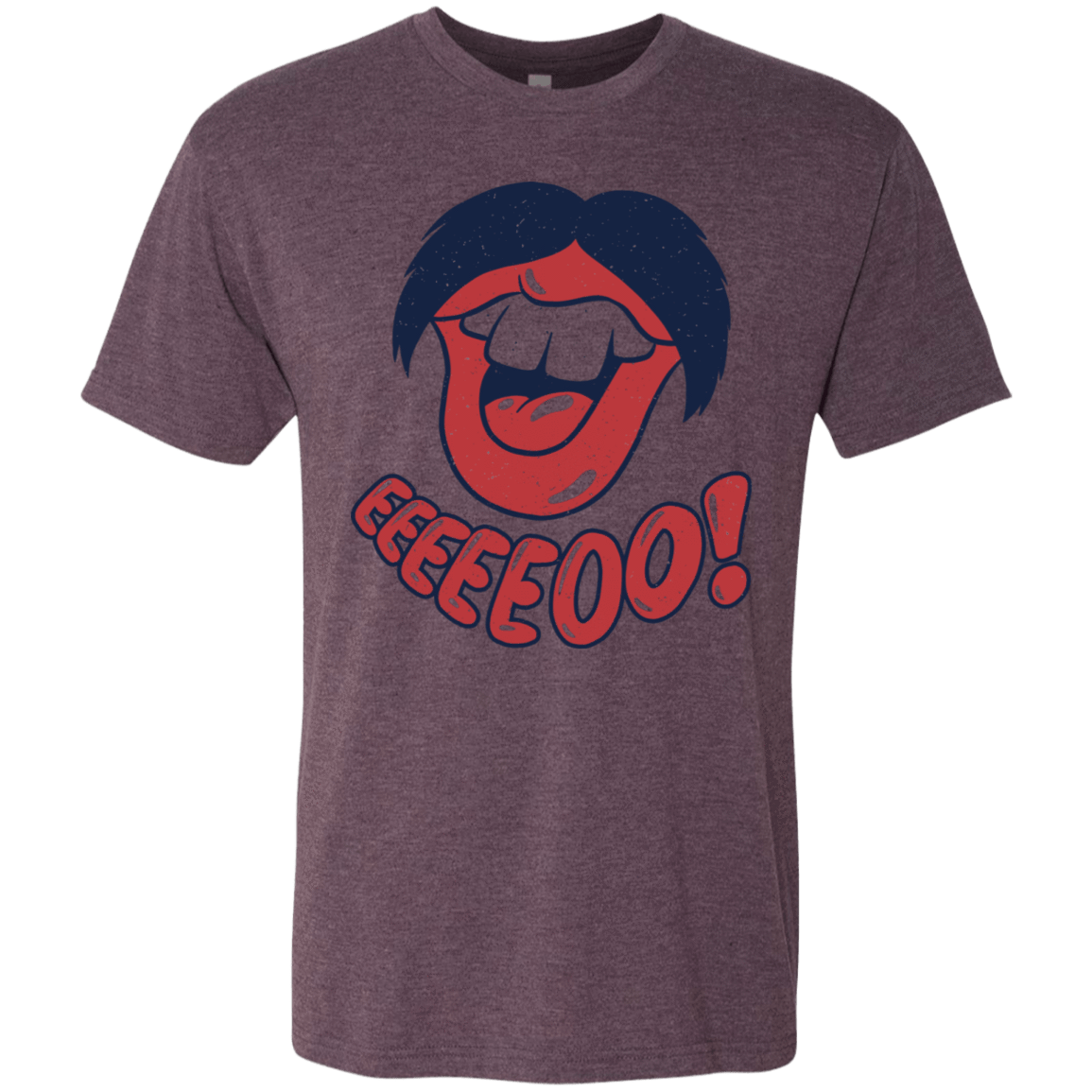T-Shirts Vintage Purple / S Lips EO Men's Triblend T-Shirt