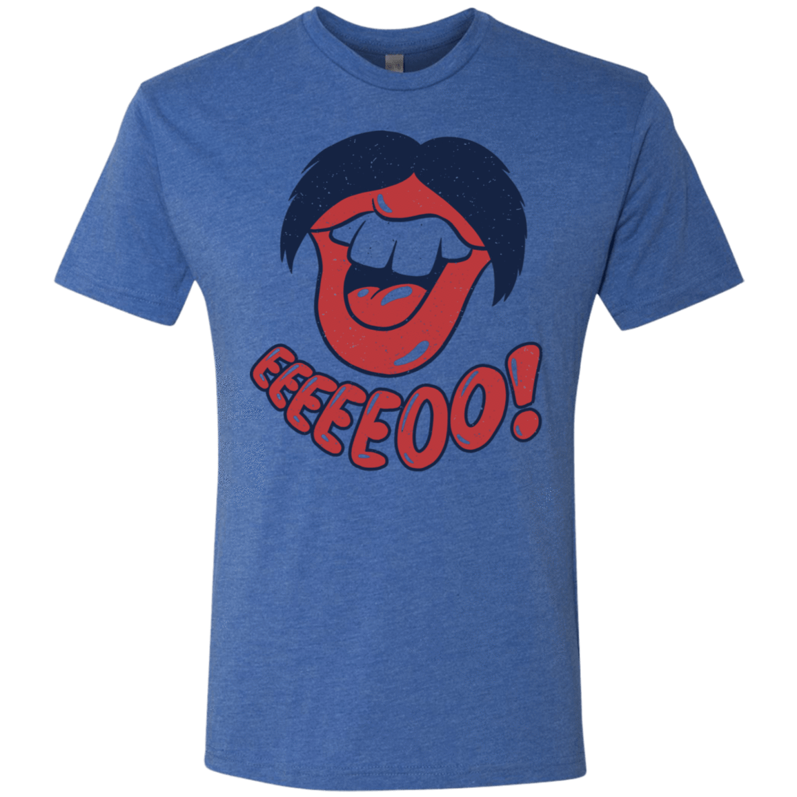 T-Shirts Vintage Royal / S Lips EO Men's Triblend T-Shirt
