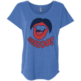 T-Shirts Vintage Royal / X-Small Lips EO Triblend Dolman Sleeve