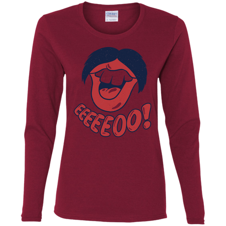 T-Shirts Cardinal / S Lips EO Women's Long Sleeve T-Shirt