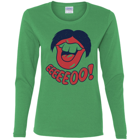 T-Shirts Irish Green / S Lips EO Women's Long Sleeve T-Shirt