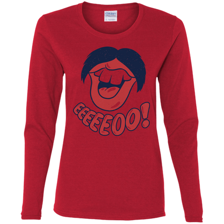 T-Shirts Red / S Lips EO Women's Long Sleeve T-Shirt