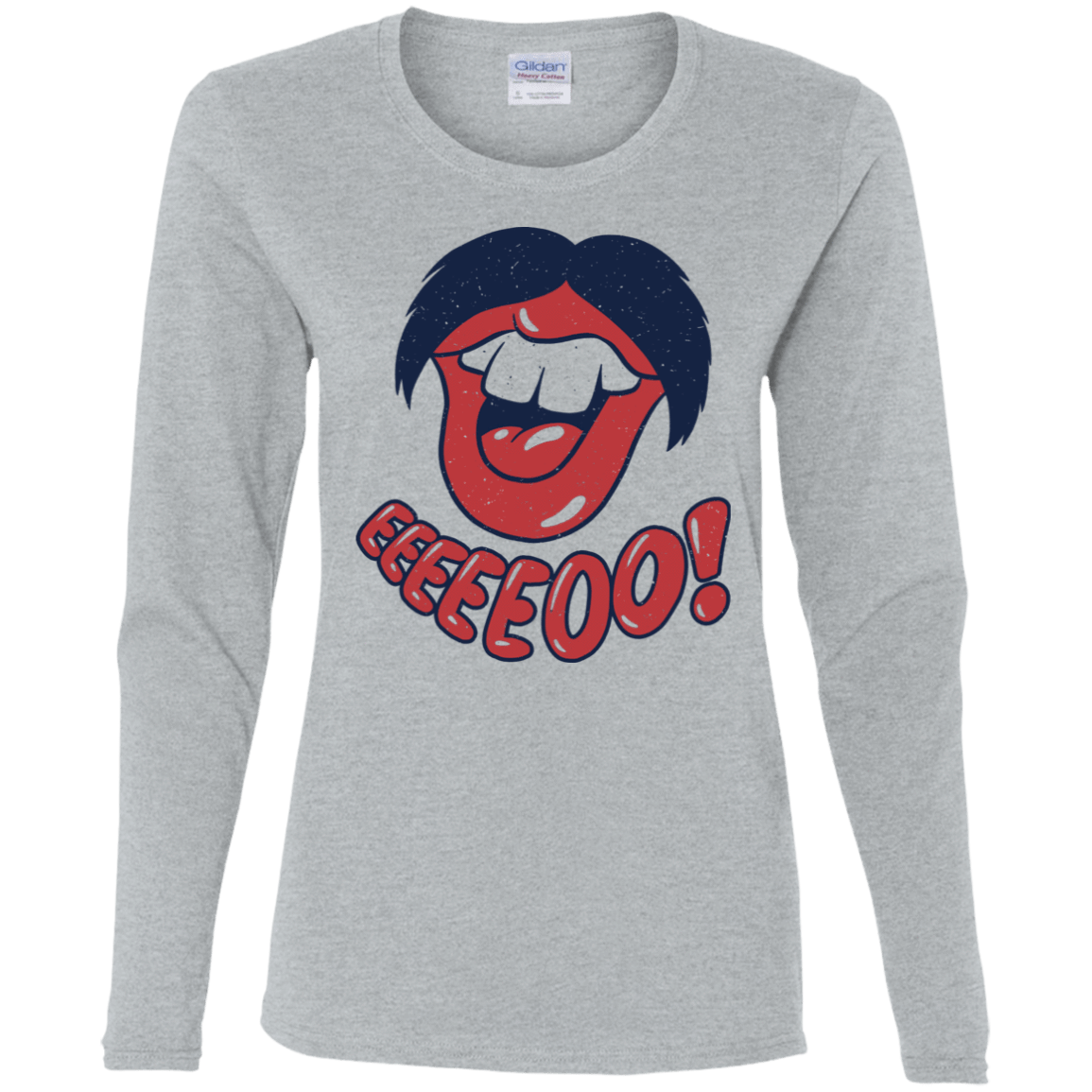 T-Shirts Sport Grey / S Lips EO Women's Long Sleeve T-Shirt