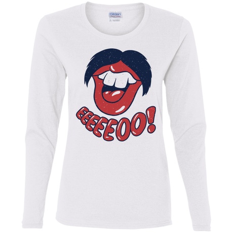 T-Shirts White / S Lips EO Women's Long Sleeve T-Shirt