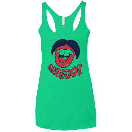 T-Shirts Envy / X-Small Lips EO Women's Triblend Racerback Tank
