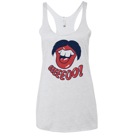 T-Shirts Heather White / X-Small Lips EO Women's Triblend Racerback Tank