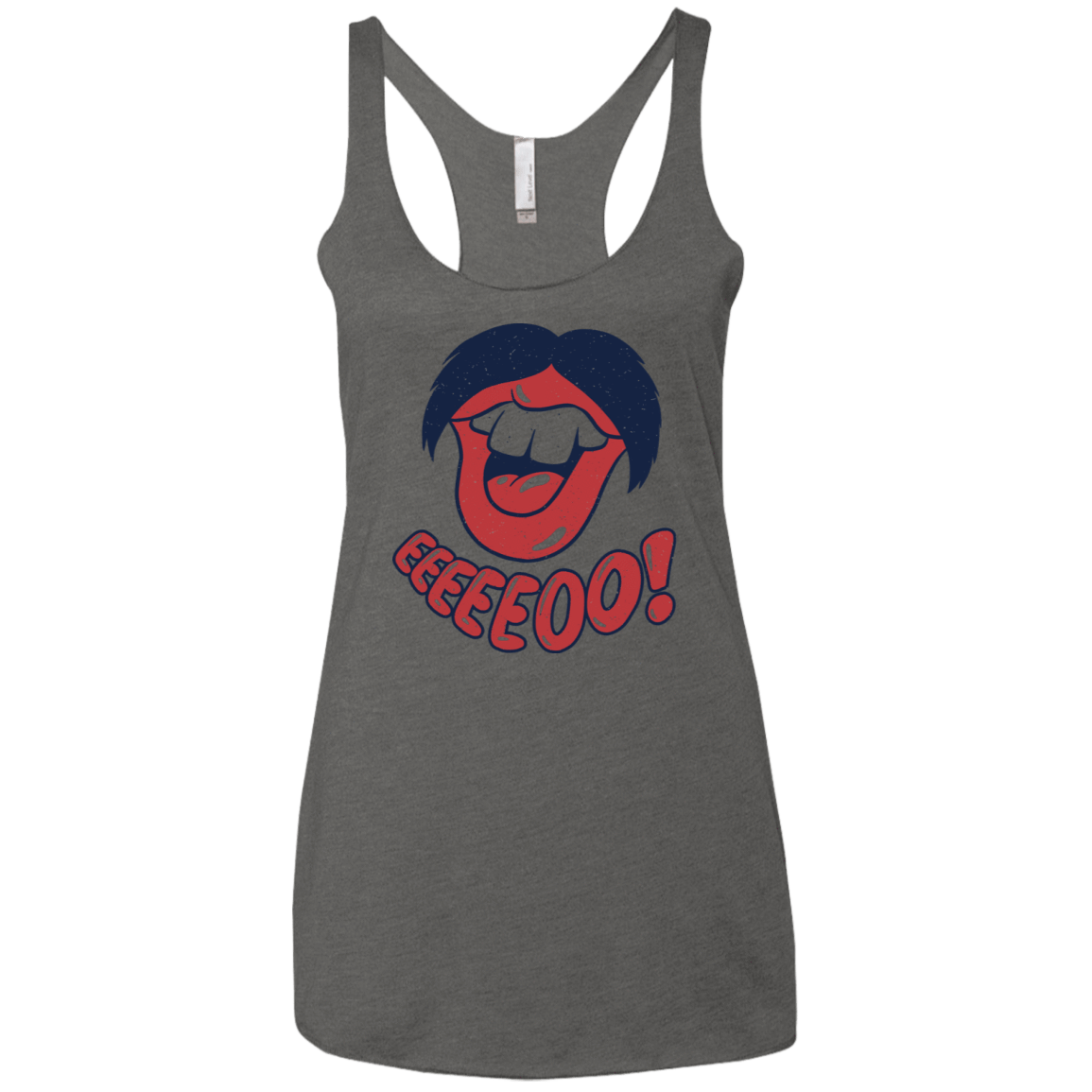 T-Shirts Premium Heather / X-Small Lips EO Women's Triblend Racerback Tank