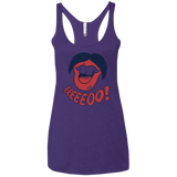 T-Shirts Purple Rush / X-Small Lips EO Women's Triblend Racerback Tank