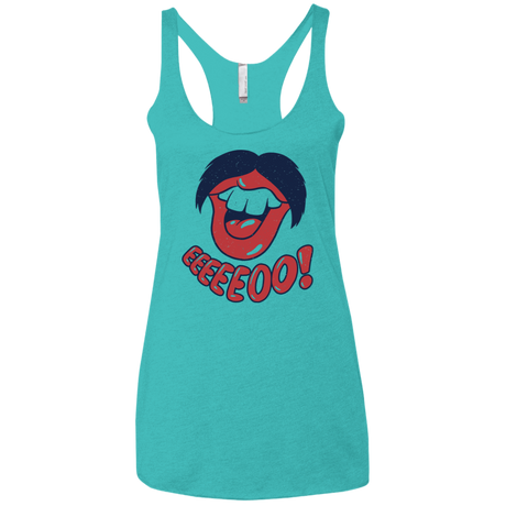 T-Shirts Tahiti Blue / X-Small Lips EO Women's Triblend Racerback Tank