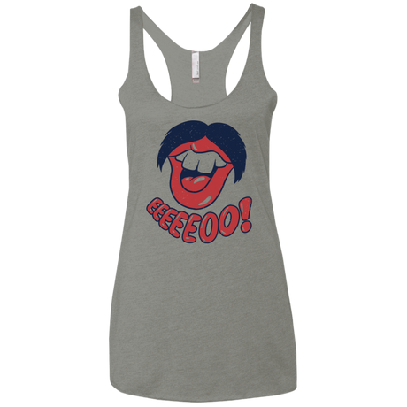 T-Shirts Venetian Grey / X-Small Lips EO Women's Triblend Racerback Tank